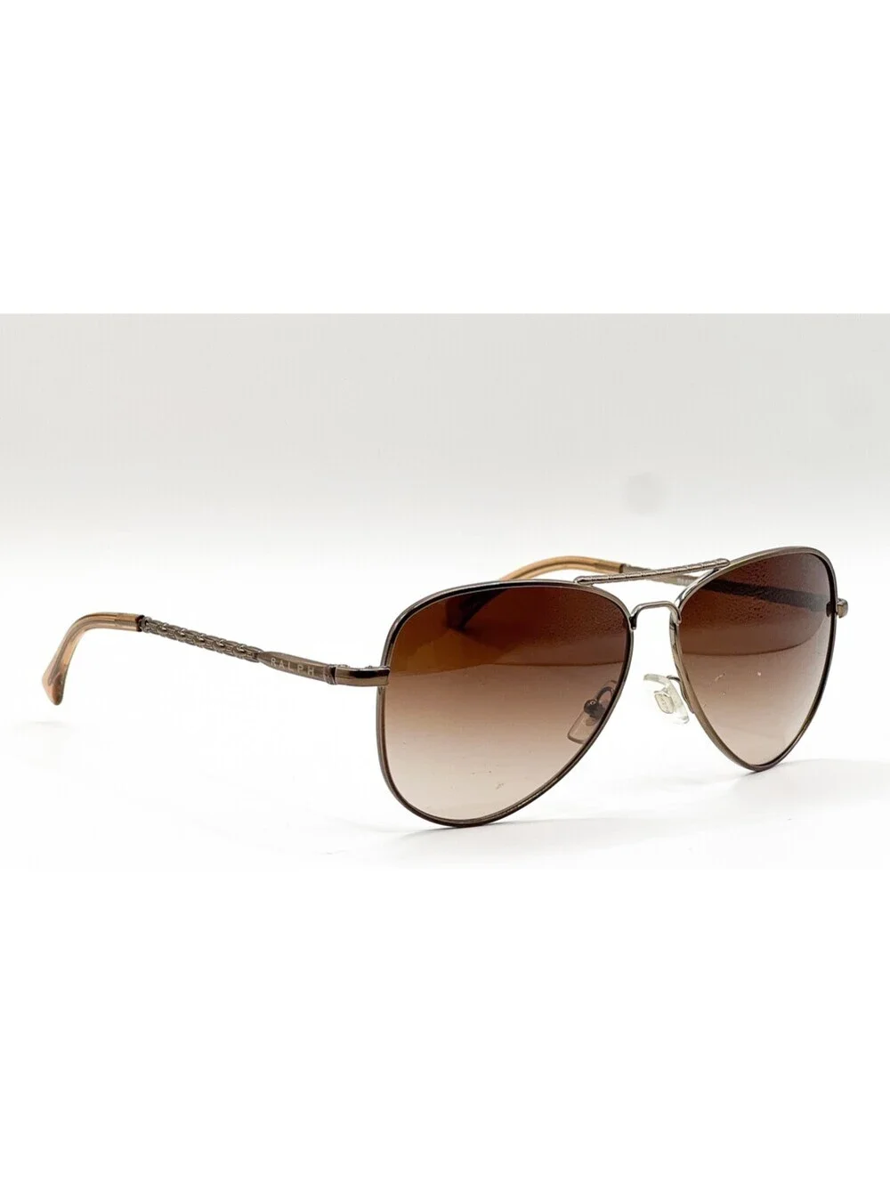 Ralph Lauren RA4107 104 13 Brown Tortoise Aviator Authentic Sunglasses 59-13-135